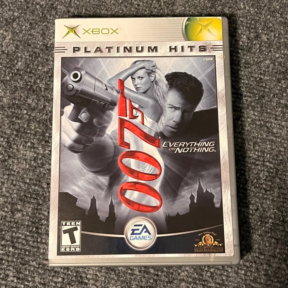 James Bond 007 Everything or Nothing Microsoft Xbox Platinum Hits EA Games
